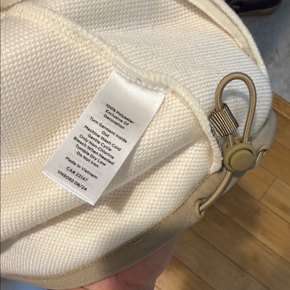 NWT T by Talbots Vintage Sherpa Full Zip Women's Cream Fleece Jacket sizeMedium - Picture 7 of 8